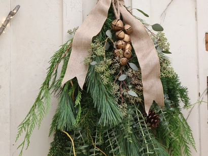 Bells + Boughs Door Swag Workshop