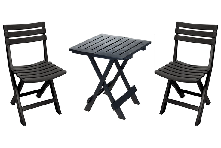 Black Bistro Set